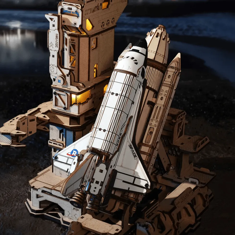 Rokr Space Shuttle 3D Wooden Kit