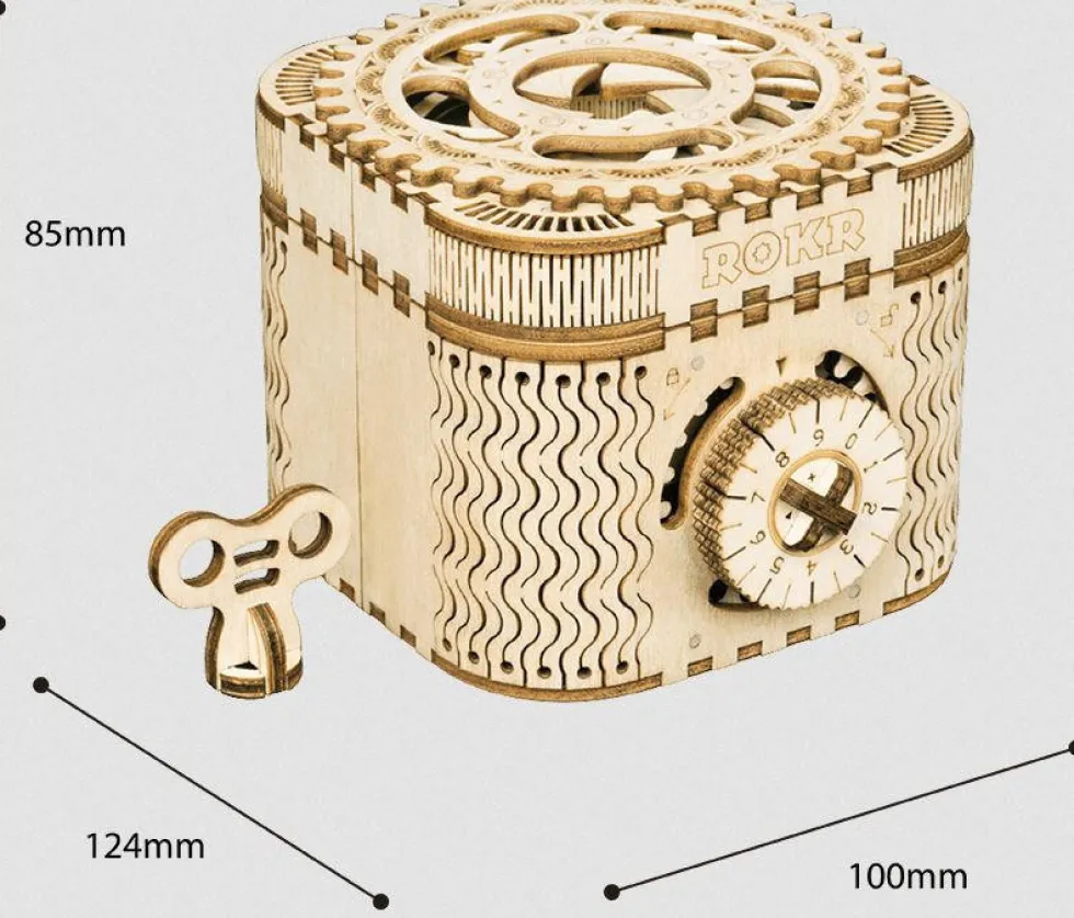 Rokr Treasure Box 3D Wooden Kit