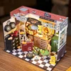 Rolife Garage Workshop Wooden Diorama Kit