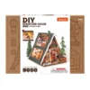 Rolife Miniature House A-Frame Cabin Diorama Kit