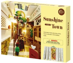 Rolife Sunshine Town 3D Creative Bookend