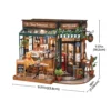 Rolife Tipsy Restaurant Wooden Diorama Kit