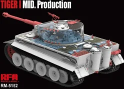 Rye Field Models 1/35 Pz.Kpfw.VI Ausf.E Tiger I Mid Production (Clear Hull)