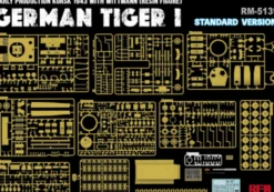Rye Field Models 1/35 Pz.Kpfw.VI Ausf.E Tiger I Early Production Kursk 1943 Michael Wittmann Standard Kit