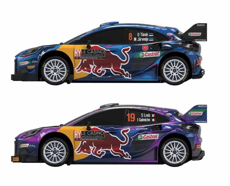 Scalextric Puma WRC Hot Laps Race Slot Car Set