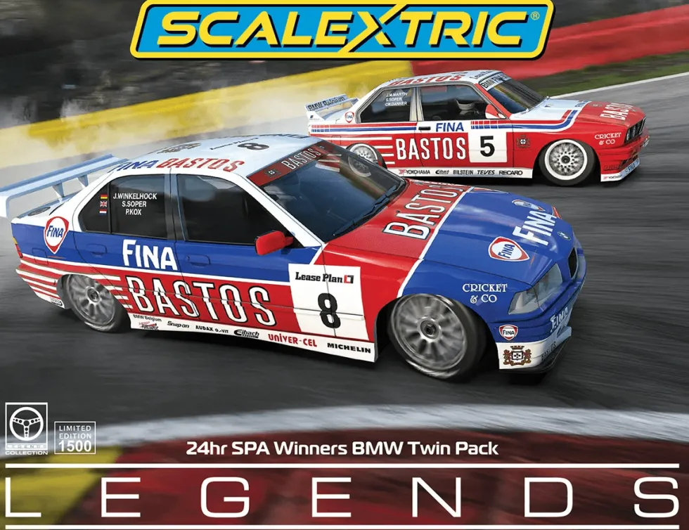 Scalextric Slot Car BMW - Spa 24 Hours Winners - Double Car Pack