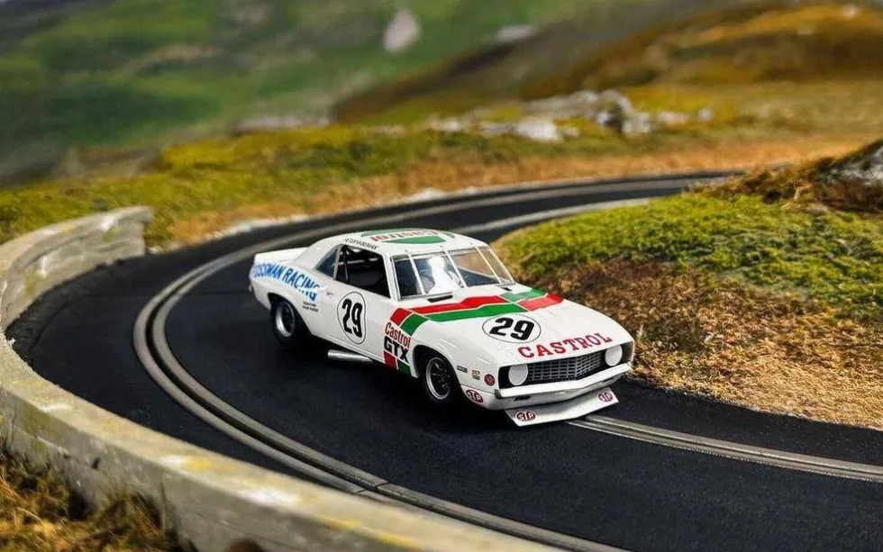 Scalextric Slot Car - Chevrolet Camaro - Castrol Racing - Trans-Am 1971
