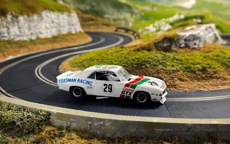 Scalextric Slot Car - Chevrolet Camaro - Castrol Racing - Trans-Am 1971