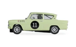 Scalextric Slot Car - Ford Anglia 105e - Theo Paphitis - Goodwood 2018