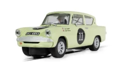 Scalextric Slot Car - Ford Anglia 105e - Theo Paphitis - Goodwood 2018