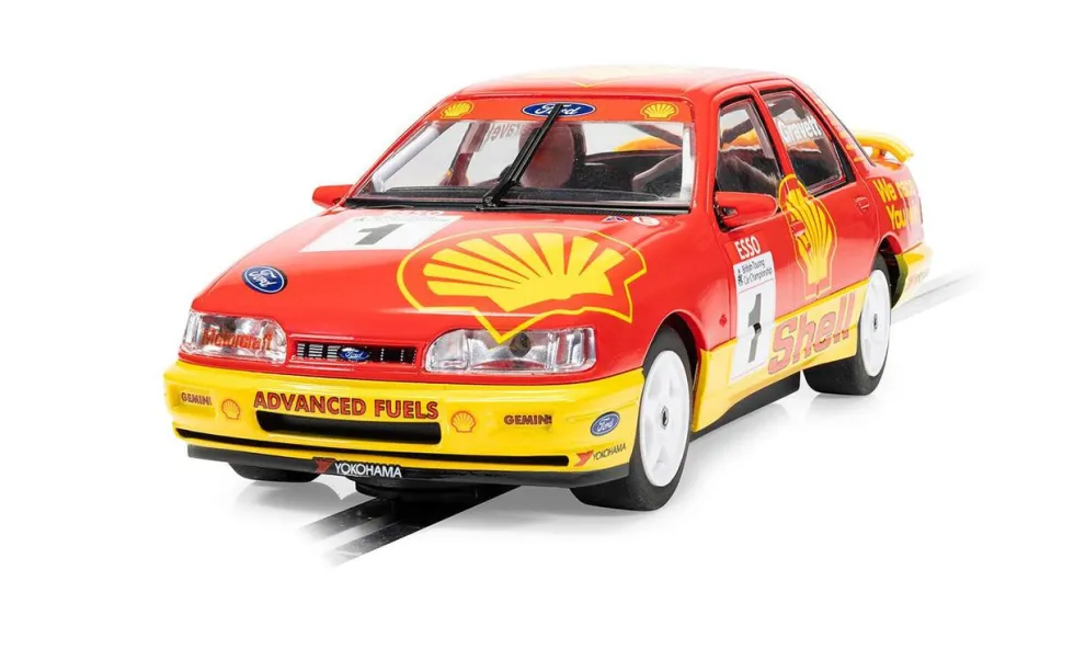 Scalextric Slot Car - Ford Sierra Sapphire - BTCC 1990 - Robb Gravett