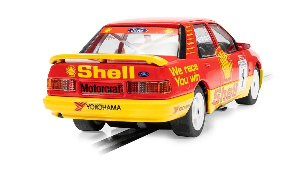 Scalextric Slot Car - Ford Sierra Sapphire - BTCC 1990 - Robb Gravett