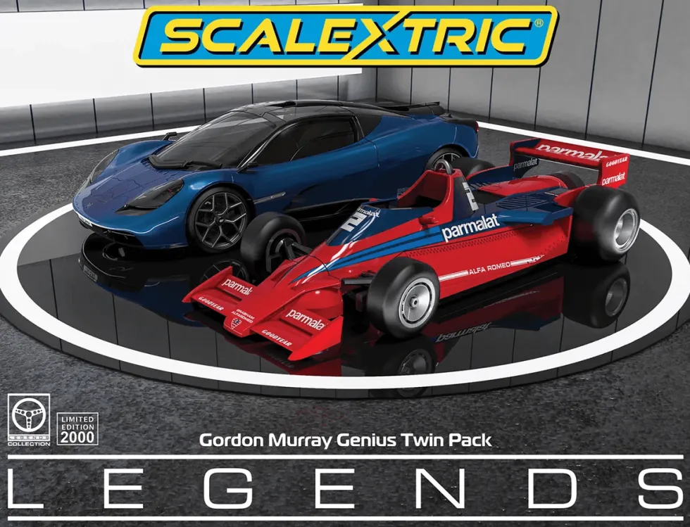 Scalextric Slot Car GMA T.50 & Brabham BT46B - Gordon Murray - Double Car Pack