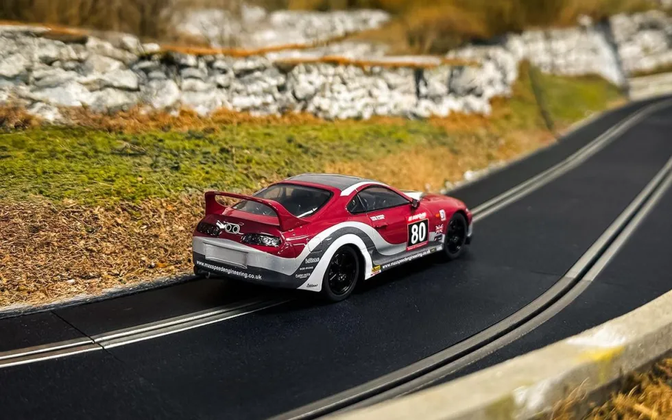 Scalextric Slot Car - Toyota Supra - British GT 2003