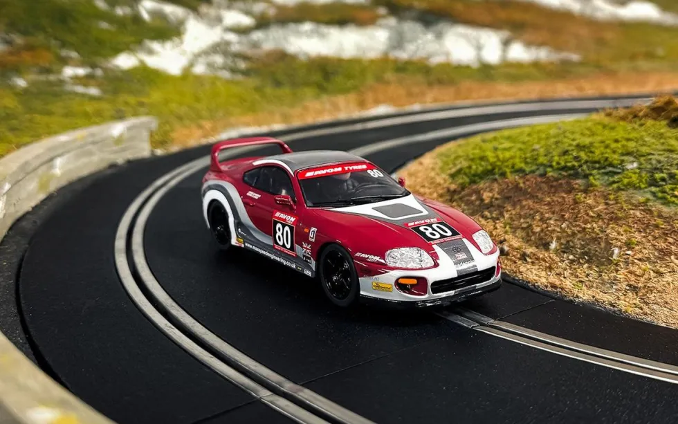 Scalextric Slot Car - Toyota Supra - British GT 2003