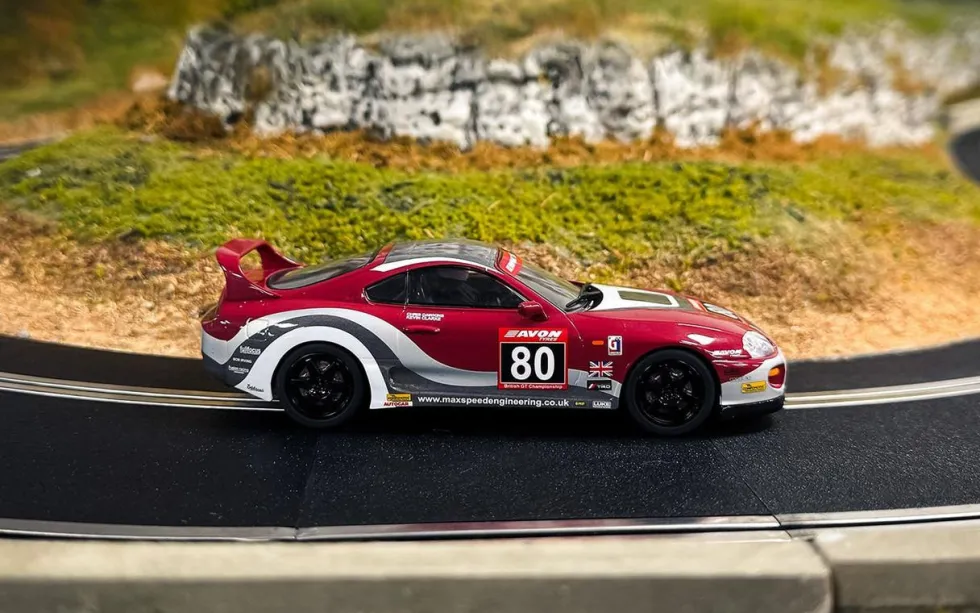 Scalextric Slot Car - Toyota Supra - British GT 2003