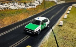 Scalextric Slot Car - Volkswagen Golf Mk.1 - Polizei Edition