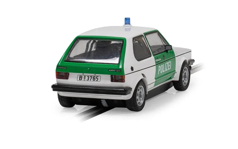 Scalextric Slot Car - Volkswagen Golf Mk.1 - Polizei Edition