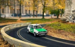 Scalextric Slot Car - Volkswagen Golf Mk.1 - Polizei Edition