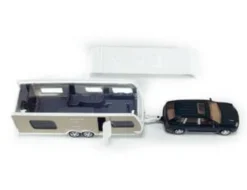 Siku 1/55 Car with Caravan Diecast Model