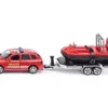 Siku 1/50 Car with Trailer and Hovercraft