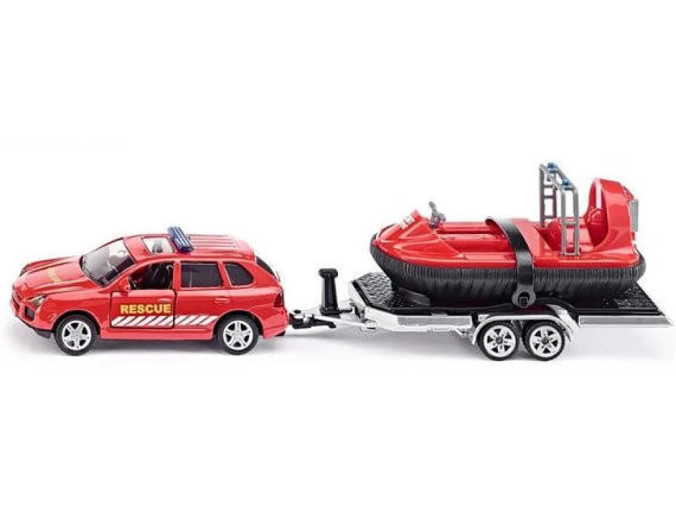 Siku 1/50 Car with Trailer and Hovercraft