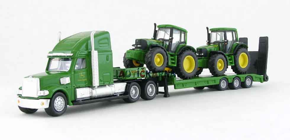 Siku 1/87 Low Loader with John Deere Tractors Diecast Model