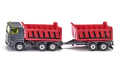 Siku Truck with Dumper Body and Tipping Trailer Diecast Model