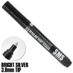 SMS Hyperchrome Chrome Marker Pen - Bright Silver - 3mm Tip