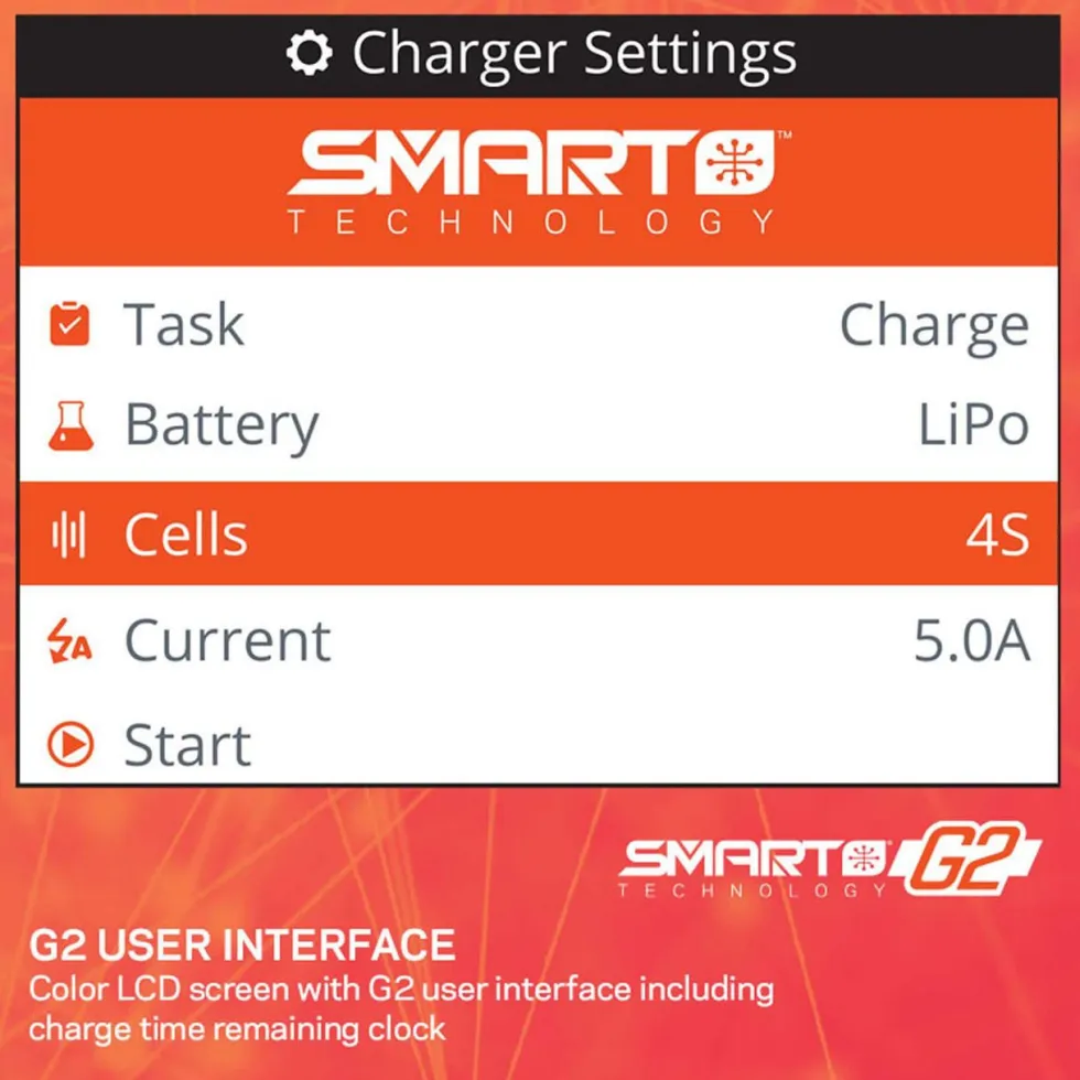 Spektrum S155 G2 1x55W AC Smart Charger, International