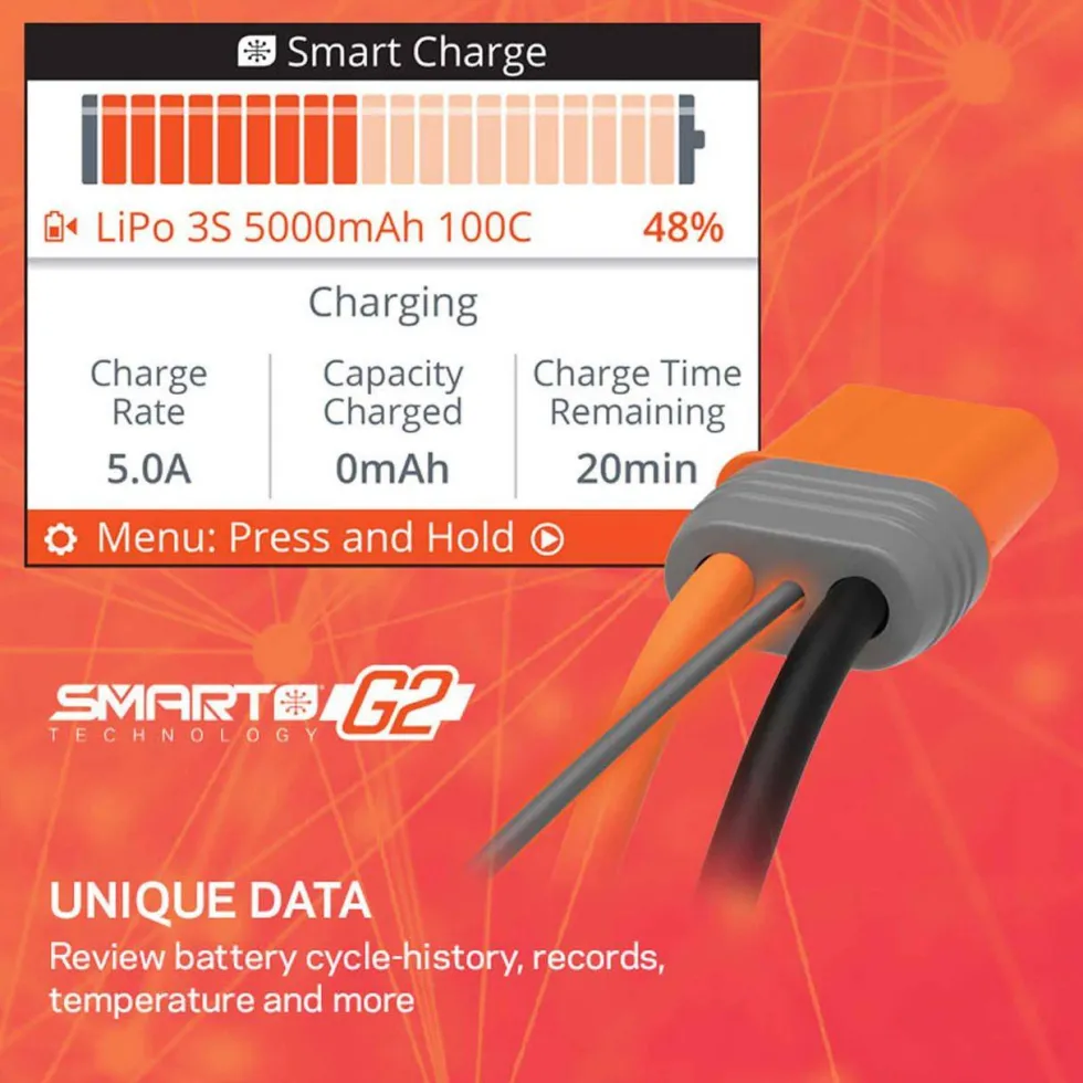 Spektrum S155 G2 1x55W AC Smart Charger, International