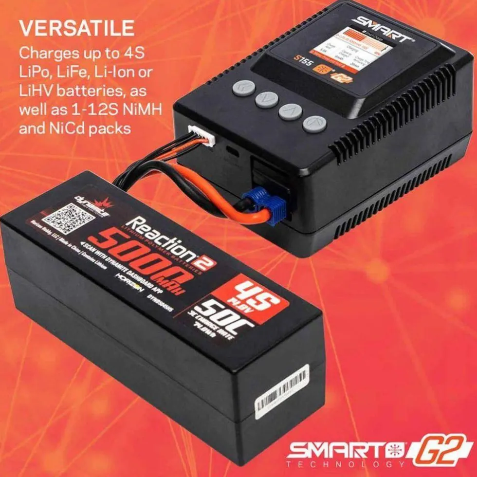 Spektrum S155 G2 1x55W AC Smart Charger, International