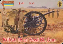 Strelets 1/72 Boer War British 15pr 7cwt BL Gun