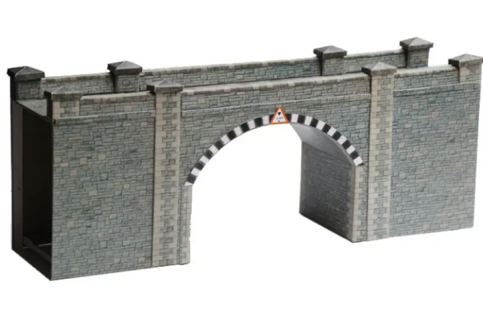 Superquick 1/76 Bridge & Tunnel Entrance (Stone) Card Building Kit