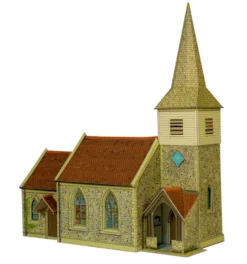 Superquick 1/76 Country Church Card Building Kit