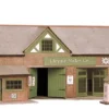 Superquick 1/76 Country Garage & Petrol Pump Card Building Kit
