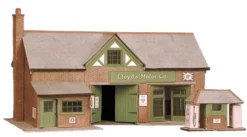 Superquick 1/76 Country Garage & Petrol Pump Card Building Kit