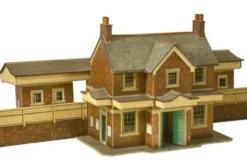 Superquick 1/76 Country Station Building Card Building Kit