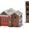 Superquick 1/76 Fire Station Card Building Kit