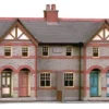 Superquick 1/76 Four Terraced Cottages Card Building Kit