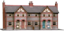 Superquick 1/76 Four Terraced Cottages Card Building Kit