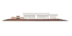 Superquick 1/76 Island Platform Card Building Kit