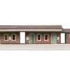 Superquick 1/76 Island Platform Station Building Card Building Kit