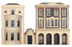 Superquick 1/76 Low Relief Regency Period Shops & House Card Building Kit