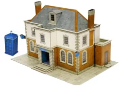 Superquick 1/76 Police Station & Public Library Card Building Kit