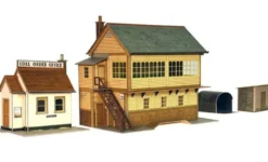 Superquick 1/76 Signal Box and Coal Order Office Card Building Kit