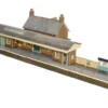 Superquick 1/76 Station Platform (Red Brick) Card Building Kit