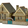 Superquick 1/76 Village School Card Building Kit