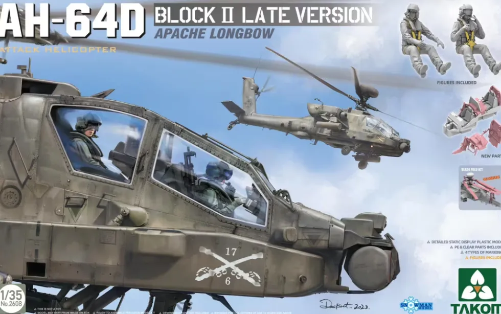 Takom 1/35 Boeing AH-64D Apache Block II Late Version