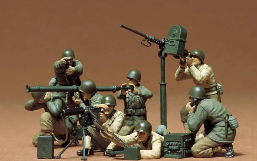 Tamiya 1/35 US Mortar Team